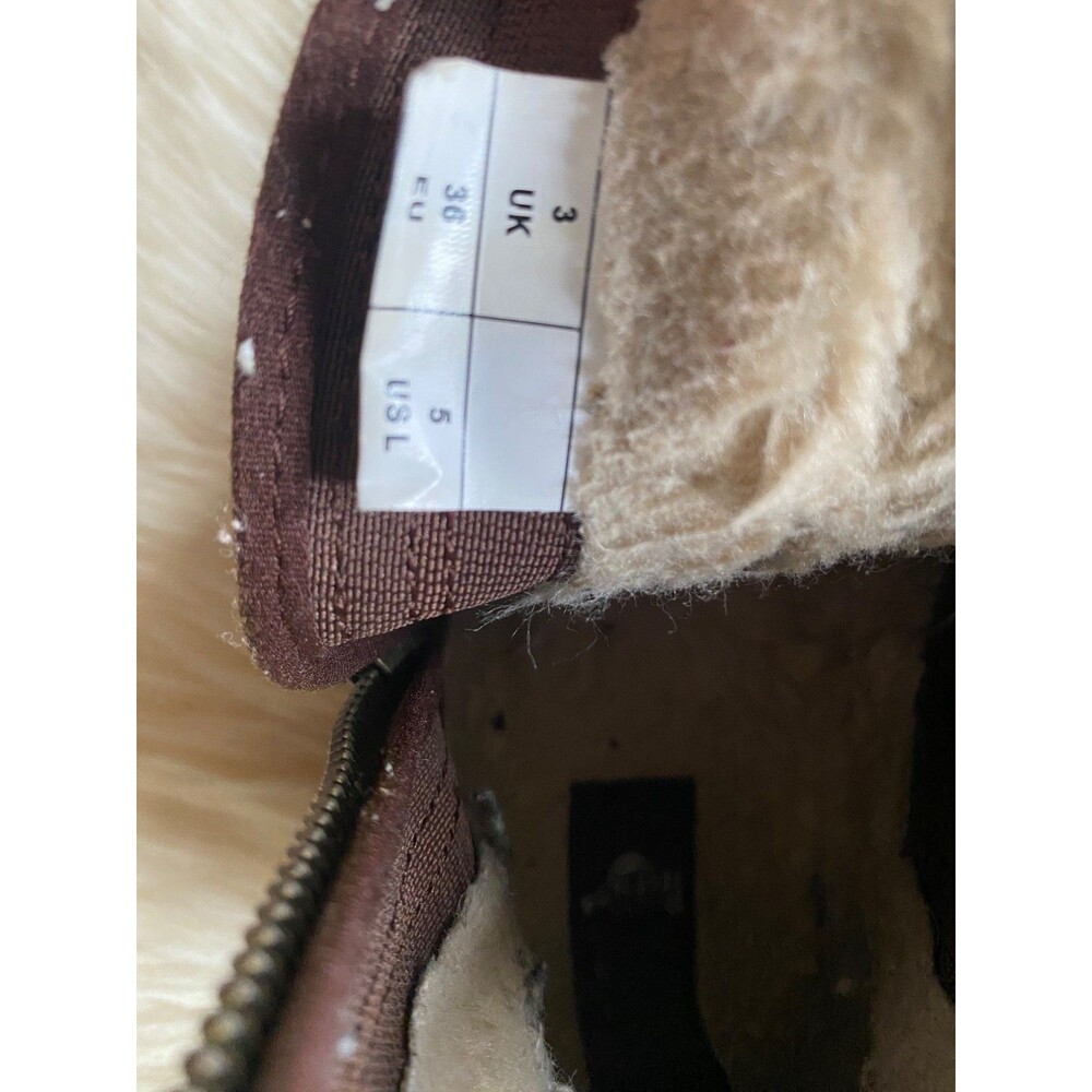 Dr. Martens 2976 Alyson Zip Chelsea Boots Brown Leather Womens Size US 5 EU 36 - Picture 11 of 12